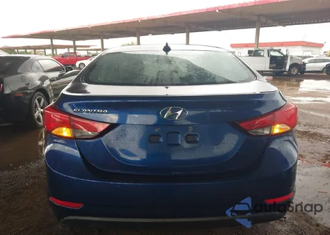 2016 Hyundai Elantra Se из США, поврежденный, VIN 5NPDH4AE2GH687085